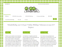Tablet Screenshot of de-kindertuin.be